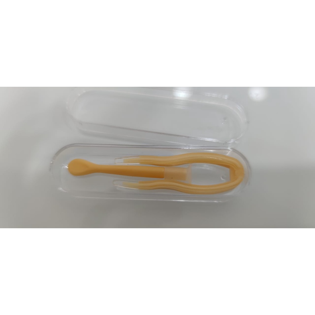 Jepitan Softlens / Capitan Penjepit Tweezers Twezer Softlen Kotak softlens Tempat Softlens-JEPITAN COLOR YELLOW