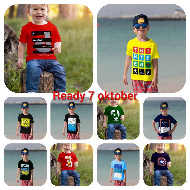 Kaos Distro Anak Usia 2-7 THN THIRTEEN-3