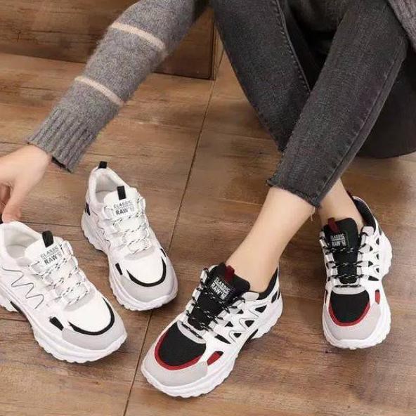 COD Termurah Sepatu Sneakers Wanita AG03 + Dus