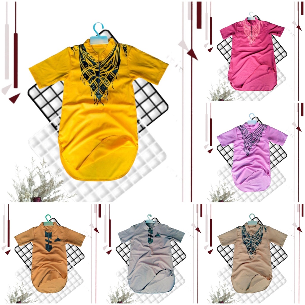 Promo ...5 pics 100//Atasan koko anak//baju muslim//atasan koko//koko kurta anak