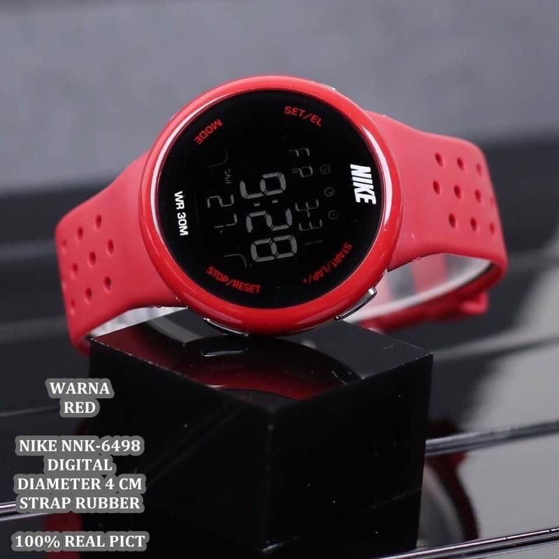 Jam Tangan PRIA/WANITA Nike Digital Strap Rubber