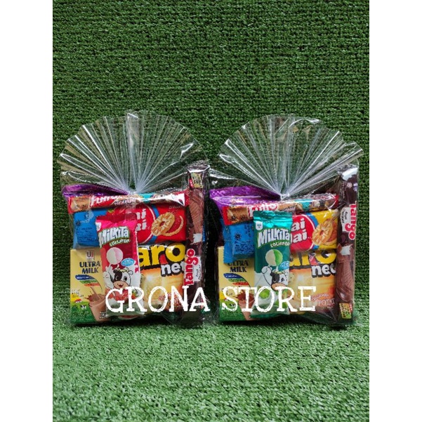 

Paket Bingkisan Snack Ultah Anak Murah 8 in 1 FREE PLASTIK