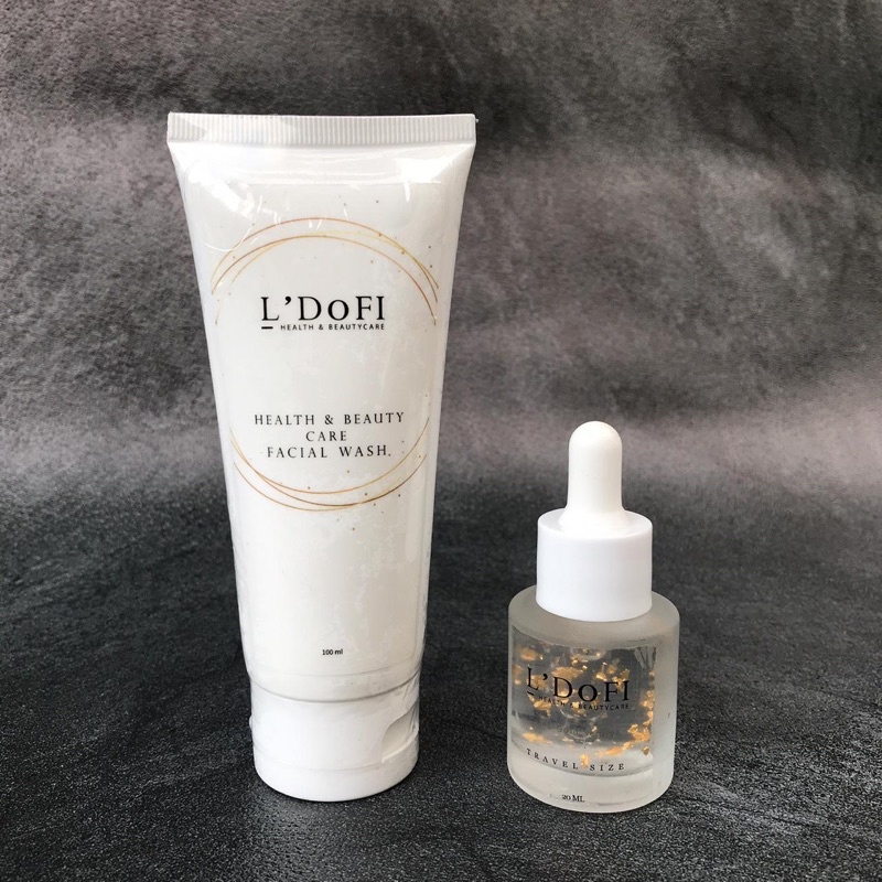 24k GOLD SERUM / Facial wash + 24k gold serum L’dofi