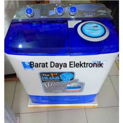 Mesin Cuci Aqua 2 Tabung 8KG Twin Tub Hijab Series