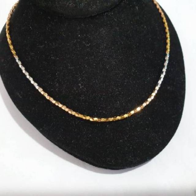 Kalung emas asli kadar 875 model victori