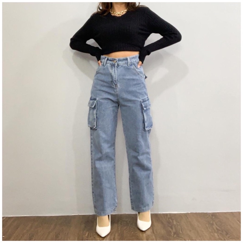 [LUXE.DLABEL] - E7 Jeans | Celana panjang Highwaist wanita Jeans import premium Jeans wanita polos ripped jeans High waist jeans wanita bkk Skinny Jeans High waist Baggy jeans Wideleg Jeans Kulot jeans Boyfriend jeans Wanita Kargo Jeans