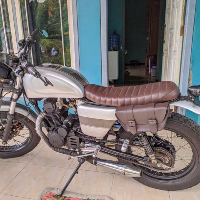 KLASIKUY - Model 05 : Tas Motor Side Bag Samping Motor Klasik Custom Japstyle