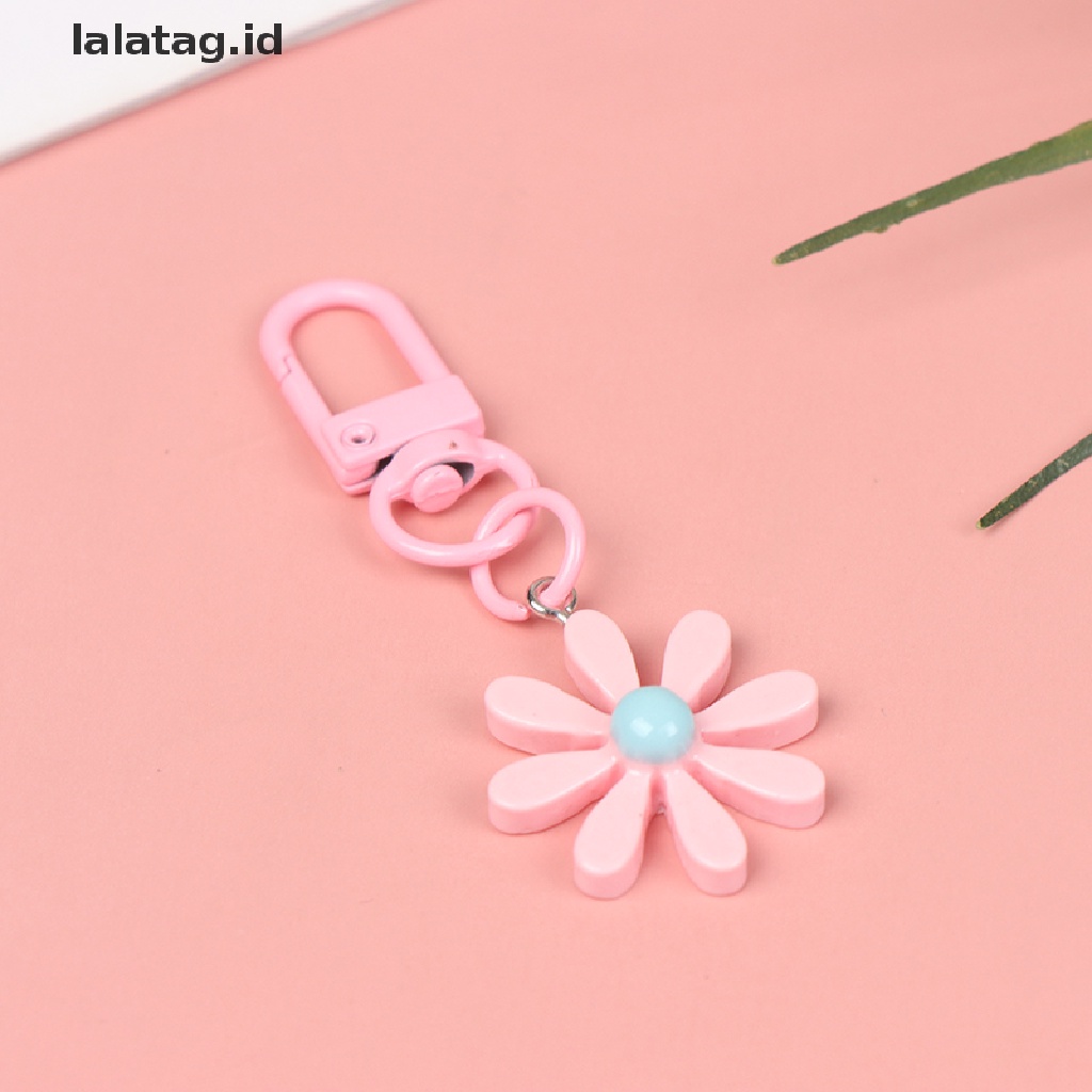 Gantungan Kunci Bentuk Kartun Bunga Bahan Resin Untuk Tas