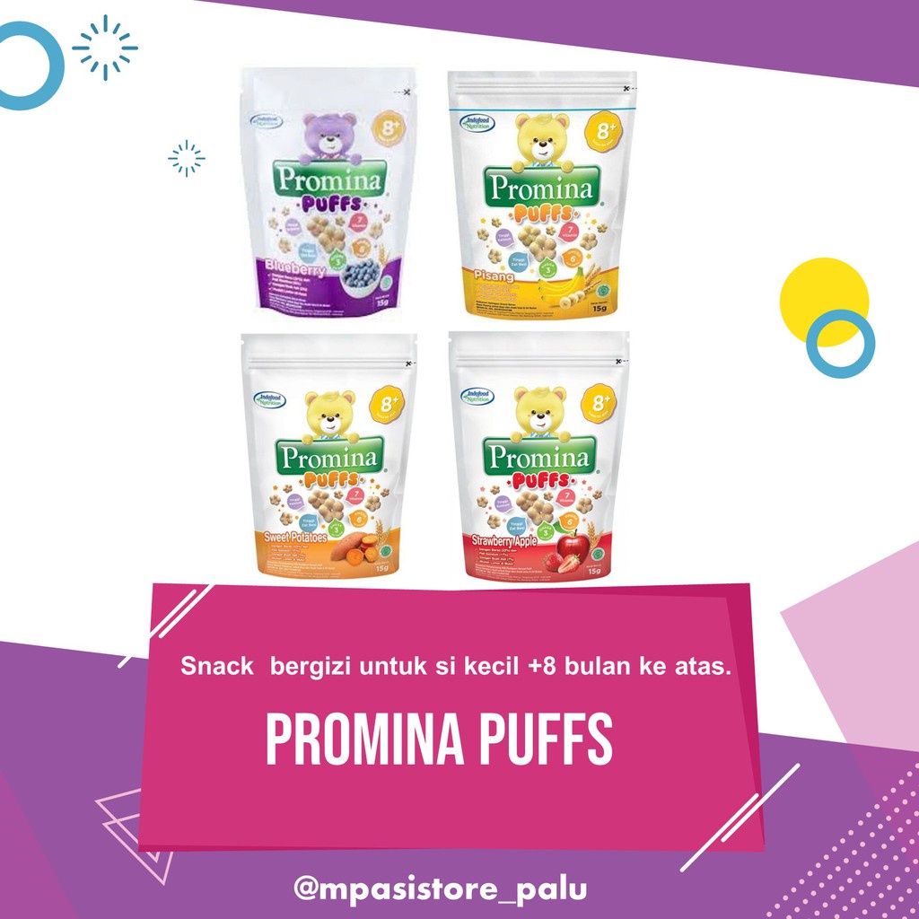 Promina Puff 15 gr / Cemilan Bayi Mpasi