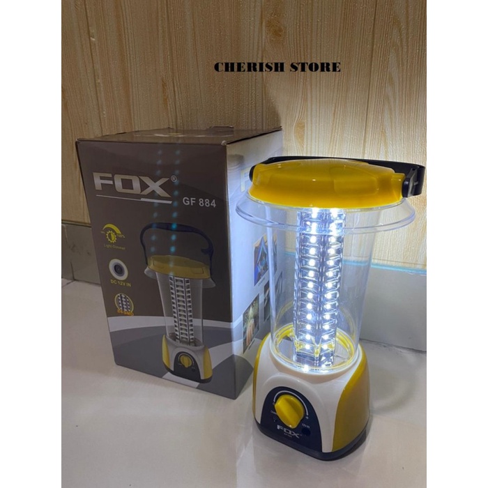 LAMPU LED FOX GF884 EMERGANCY LAMP LAMPU DARURAT RECHARGABLE