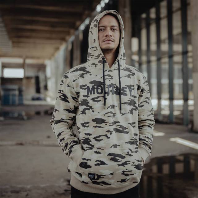 Hoodie sweater Moutley army 0209