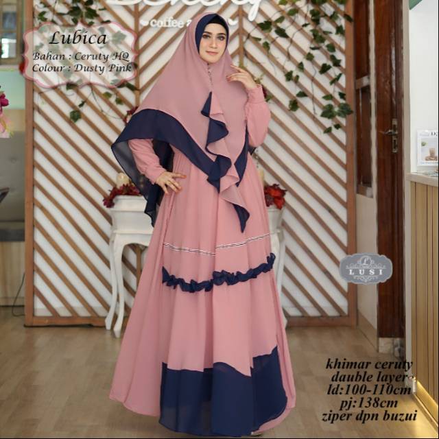 GAMIS LUBICA/GAMIS SYARI/DRESS SYARI/PAKAIAN MUSLIMAH/BUSANA MUSLIMAH