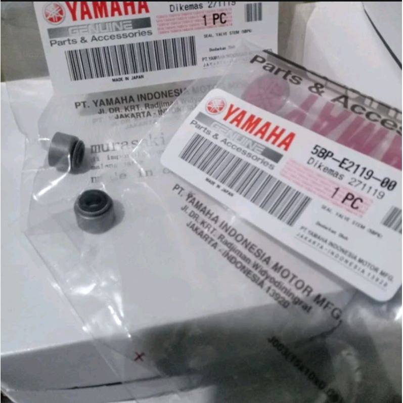 Seal / sil  klep yamaha scorpio original harga sepasang