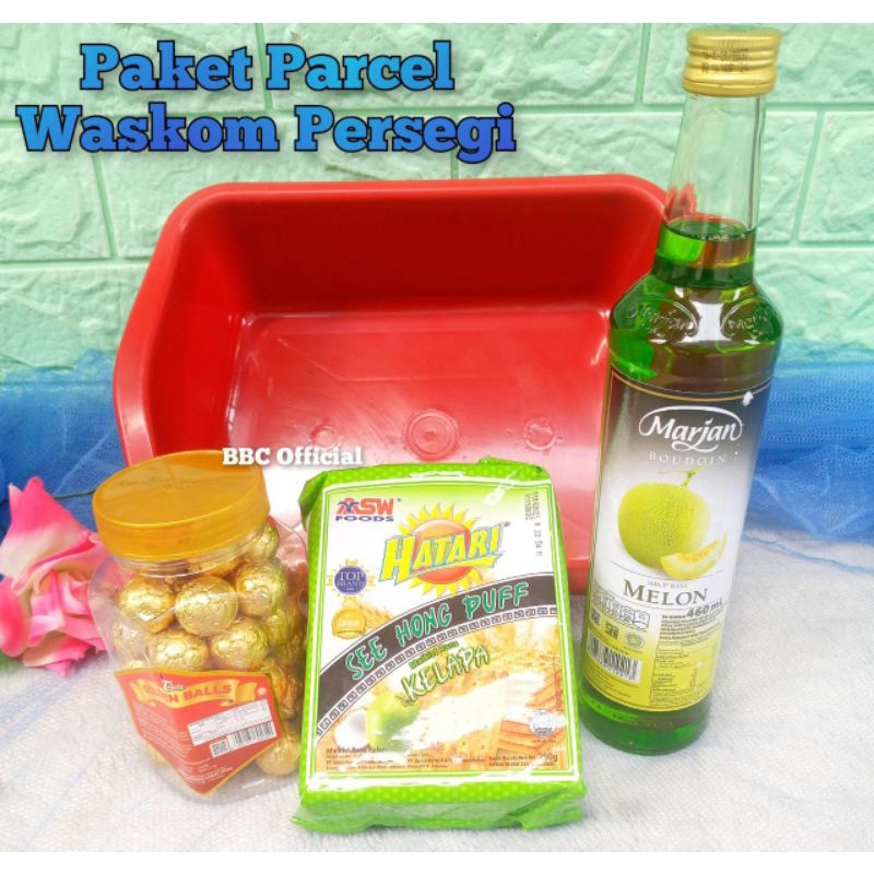 

Parsel Hampers PAKET WASKOM 101 PERSEGI 4in1