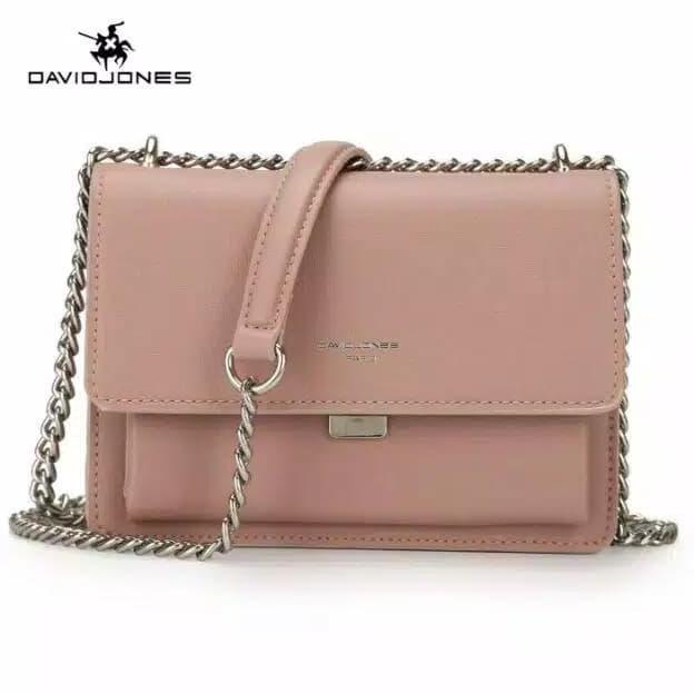 david jones paris tas tangan selempang wanita kecil original - Pink