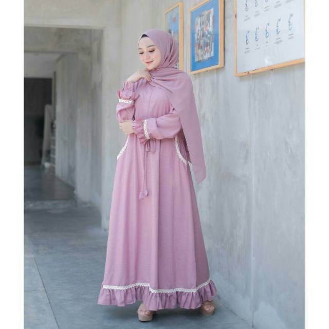 Terbaru Laris Promo NIRMALA dress fashion muslim Murah
