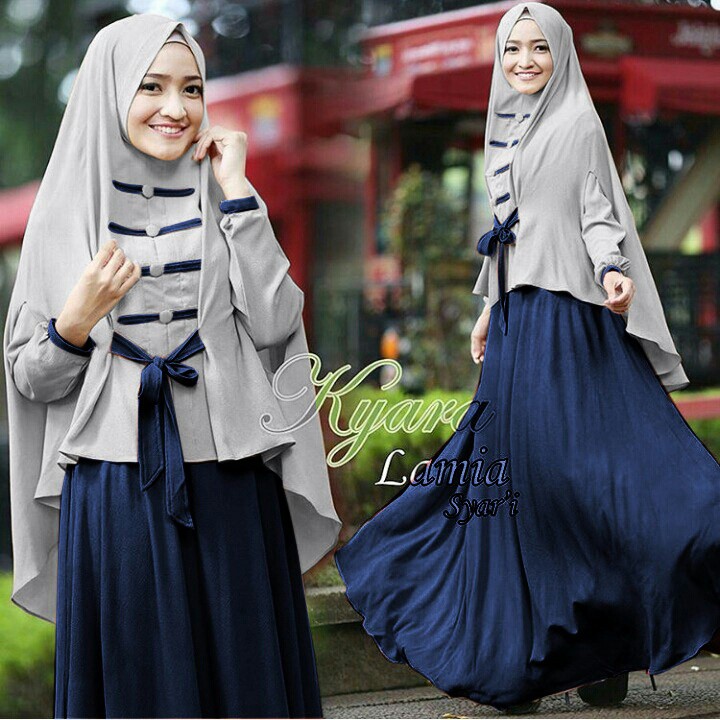 Baju Navy Cocok Jilbab Warna Apa