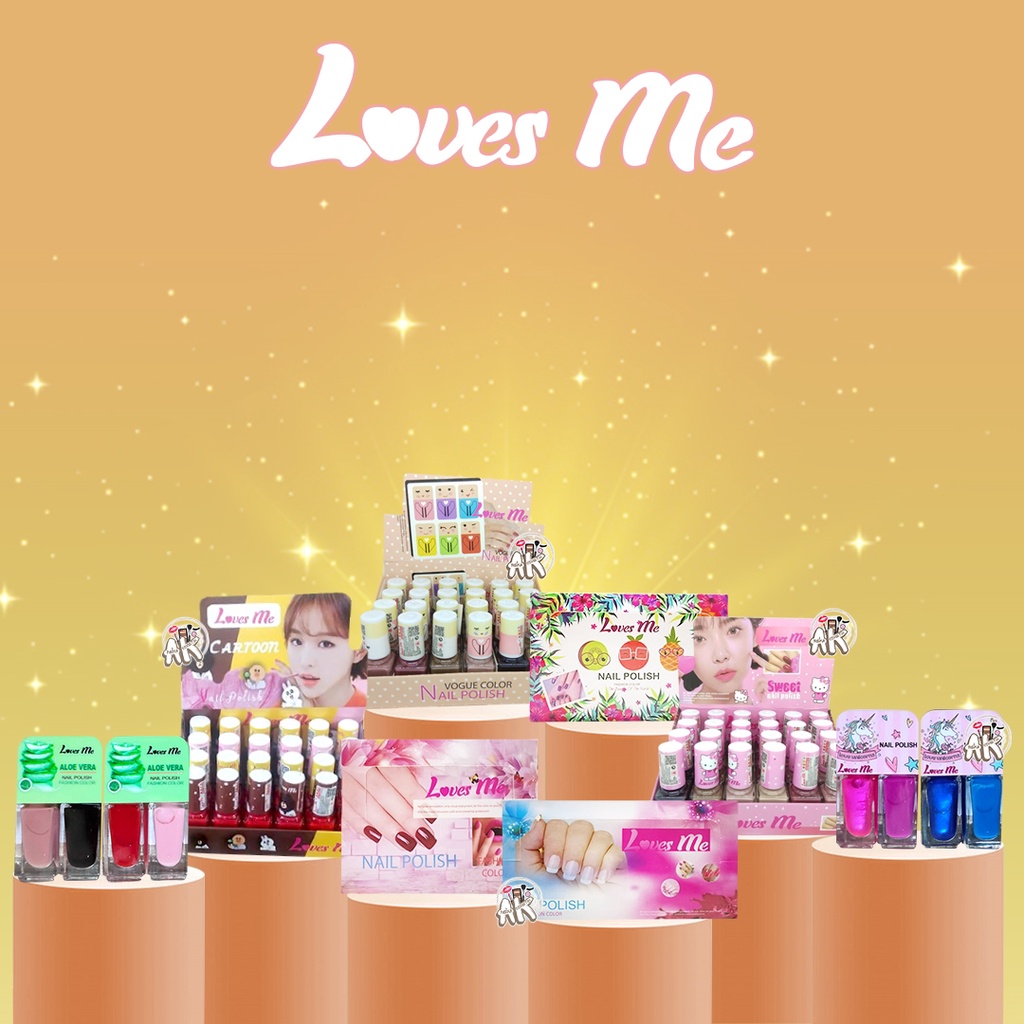 LOVES ME KUTEK SERIES (SWEET / VOGUE / CARTOON / 2IN1 / MERAH / NUDE / BENING / WARNA )