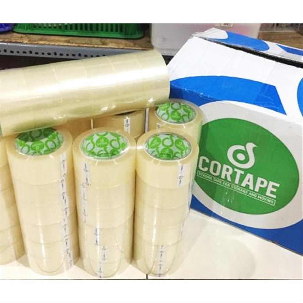 

lakban 100yard 45mc cortape / plakban bening
