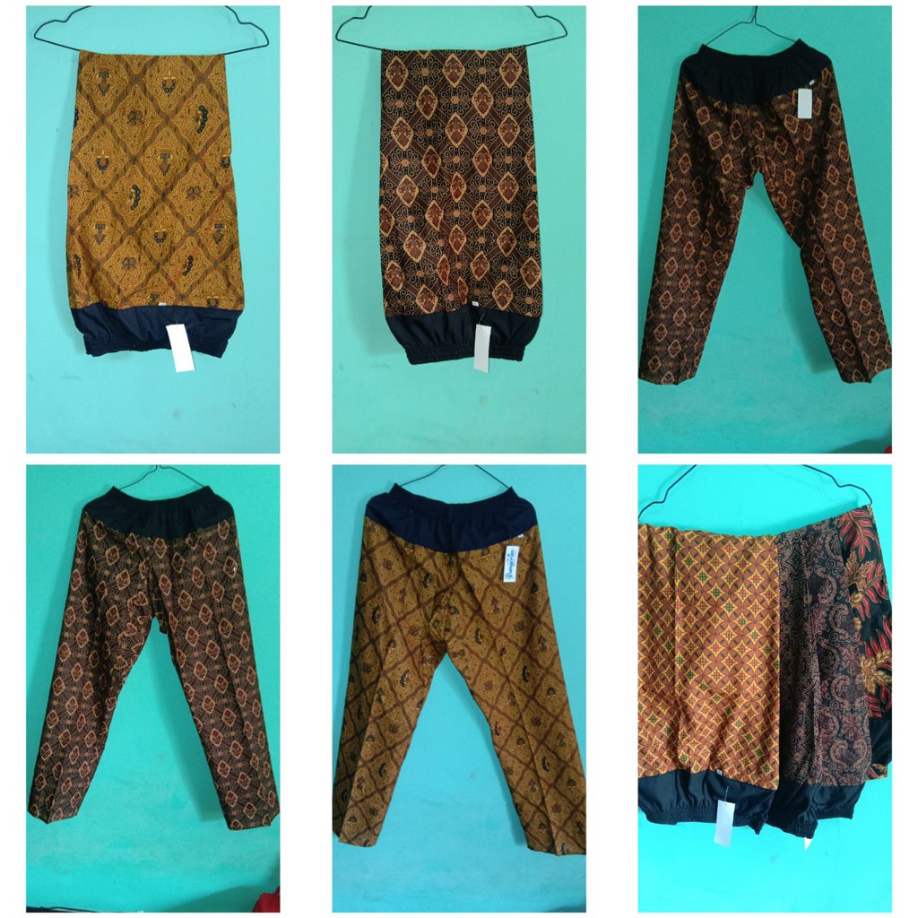 Celana Panjang Batik Pria / Celana Santai Batik Pria