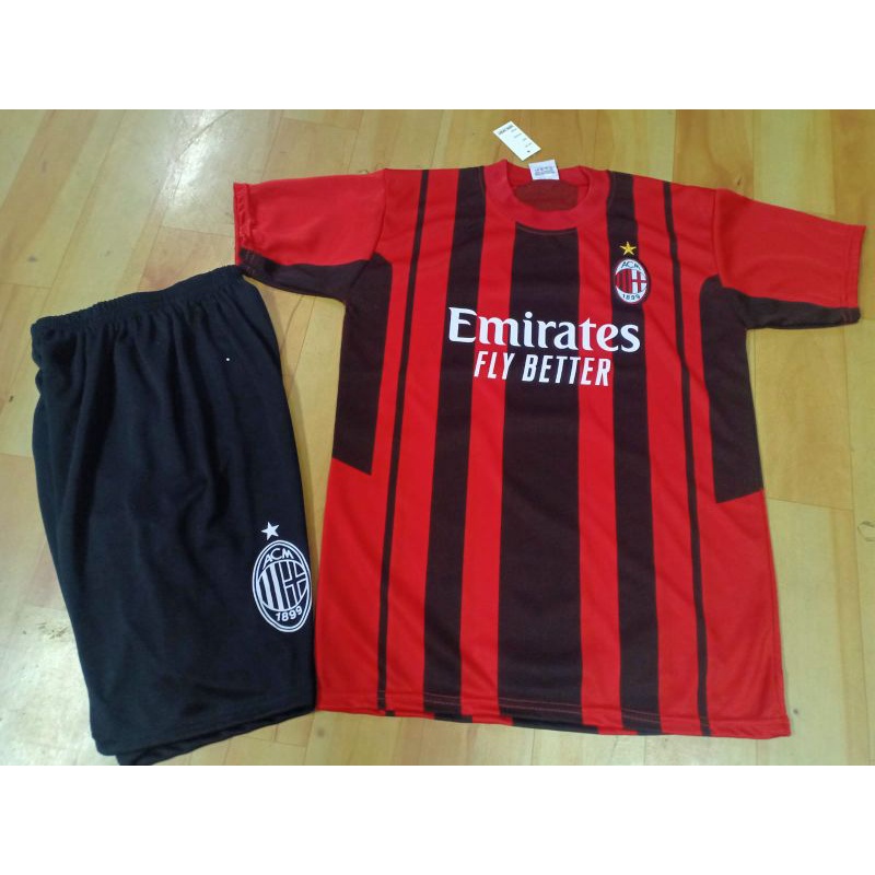 SETELAN BOLA ANAK AC.MILAN 2021-22 USIA 9-14THN