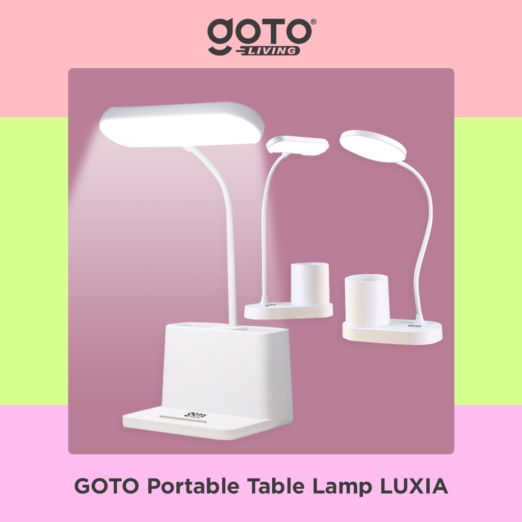 Goto Luxia Lampu Meja Belajar Baca Table Lamp Pen Holder LED