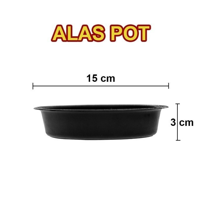 tatakan alas pot simba 5 untuk pot uk 17cm