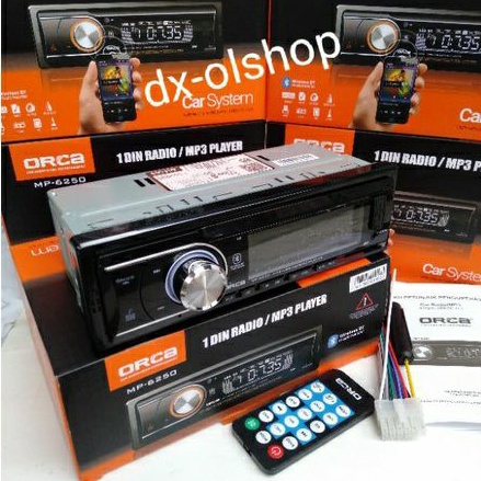 tape mobil single din orca bluetooth usb mp3 radio murah berkualitas