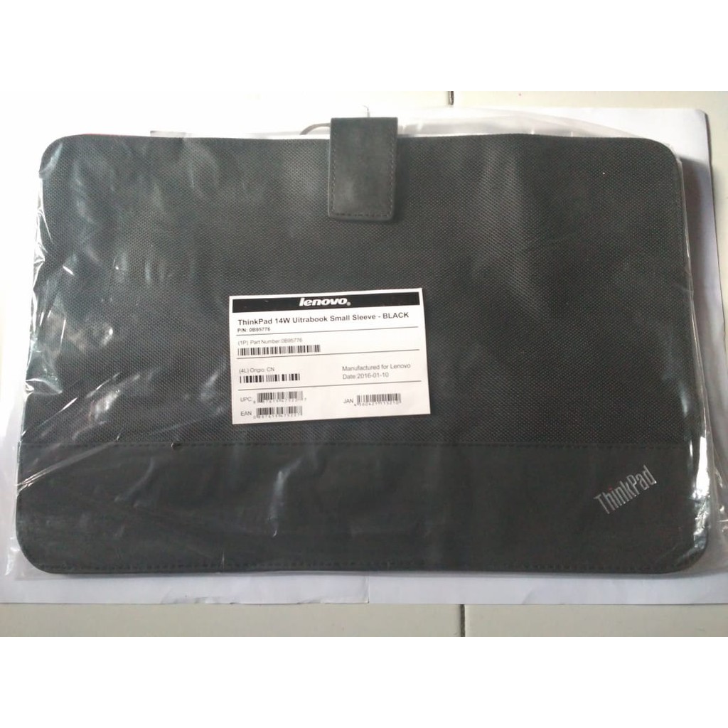 Cover Laptop 14 Inch sleeve case sarung notebook Thinkpad Hitam 0B95776 Original