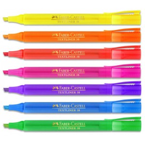 

[FABER CASTELL] Textliner 38 Translucent / Stabilo / Highlighter (Warna Warni)