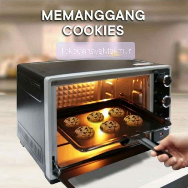 Arashi Oven Listrik S26A 26 Liter Low Watt 300w-600w - Oven Electric