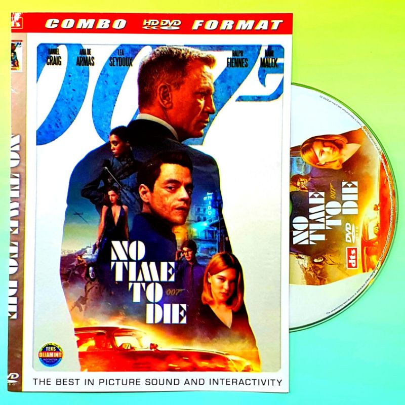 Kaset Video Film Aksi James Bond No Time To Die Terbaru Subtitle Indonesia