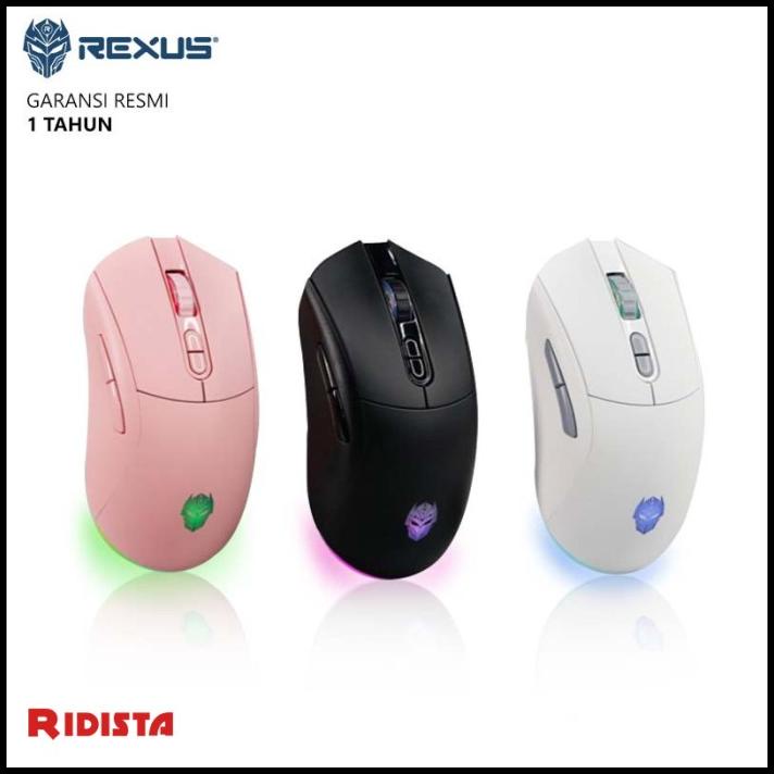 Rexus Arka Rx107 Mouse Gaming Wireless Rgb
