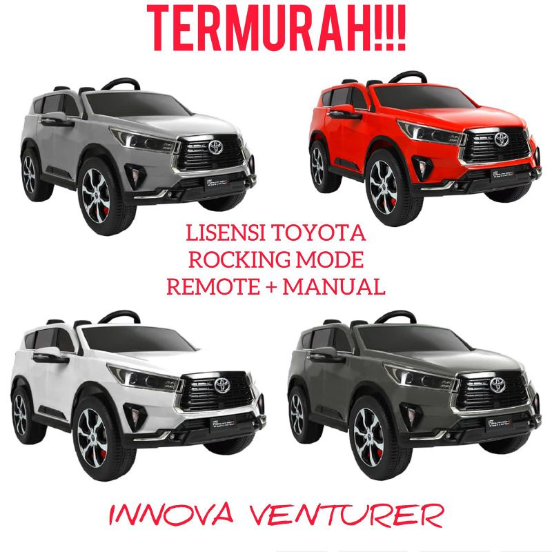 MOBILAN AKI ANAK TOYOTA INNOVA VENTURER PMB 7288 LISENSI REMOTE DAN MANUAL