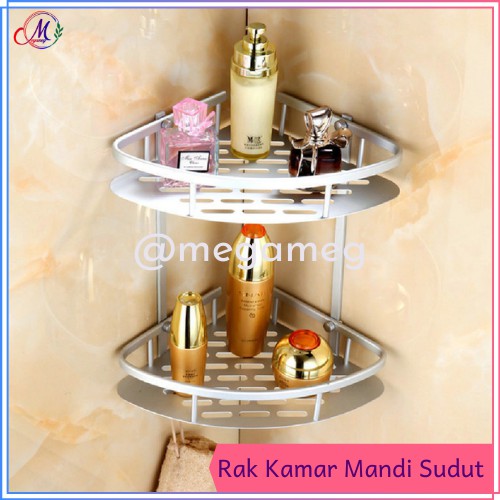 Rak Kamar Mandi Sudut / Rak Sudut Kamar Mandi
