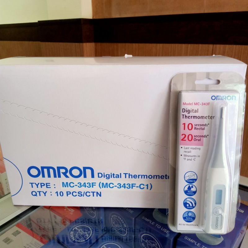 Termometer Omron MC 343/mc-343f/thermometer lentur Omron mc343