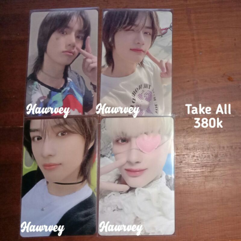 photocard pc beomgyu harley tuswink boy hueningkai world