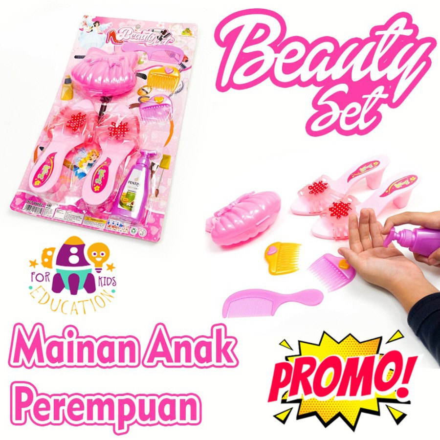 Beauty Set Mainan Salon Anak + Sepasang Sepatu Anak Perempuan Termurah