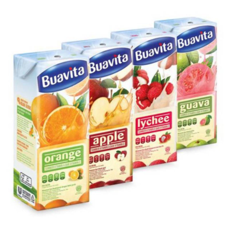 

BUAVITA MINUMAN SARI BUAH 250ML/centraltrenggalek