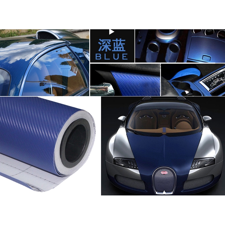 3D Serat Karbon Vinyl Mobil Wrap Film stiker Mobil Sepeda Motor Mobil Styling Decals + Alat