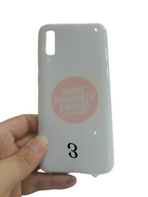 Case uv oil timbul macaron quotes Samsung A50S 2019