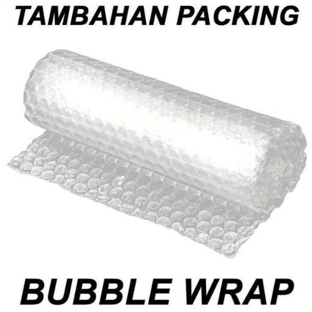 

Bubble Wrap Extra / Tambahan Packing