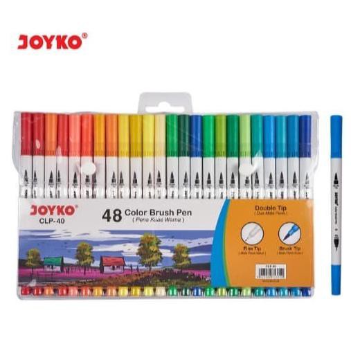 

DUAL BRUSH PEN JOYKO 48 WARNA CLP-40