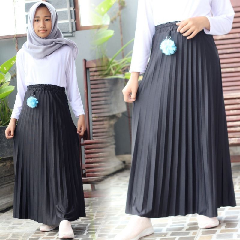 ROK POM PLISKET ANAK TANGGUNG#