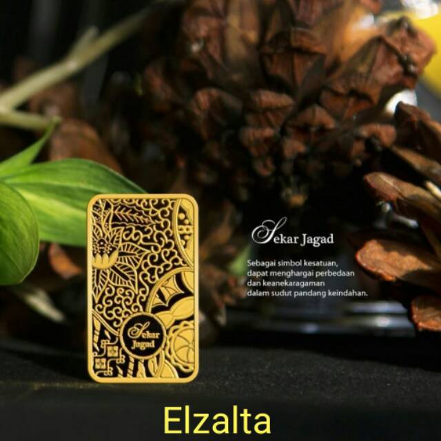 Logam mulia batik/LM Seri Batik II/Motif Sekar Jagad