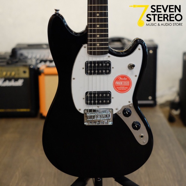 Squier Bullet Series Mustang HH Black