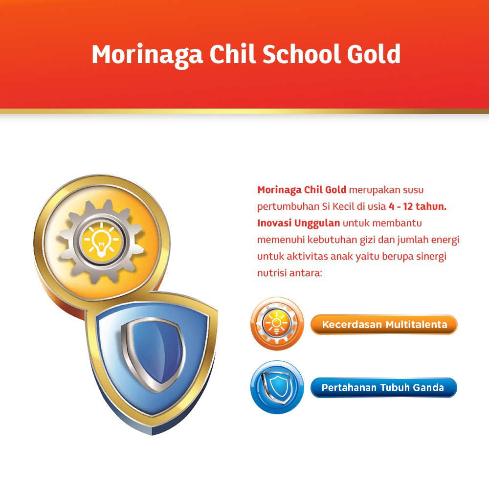 Susu Morinaga Chil School Gold Morinaga Chilschool Reguler 400Gr KBB