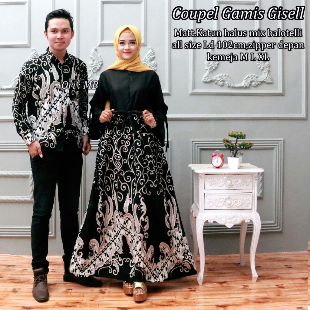 Harga Sepasang Batik Couple Seragam Batik Suami Istri Baju Kondangan D Shopee Indonesia