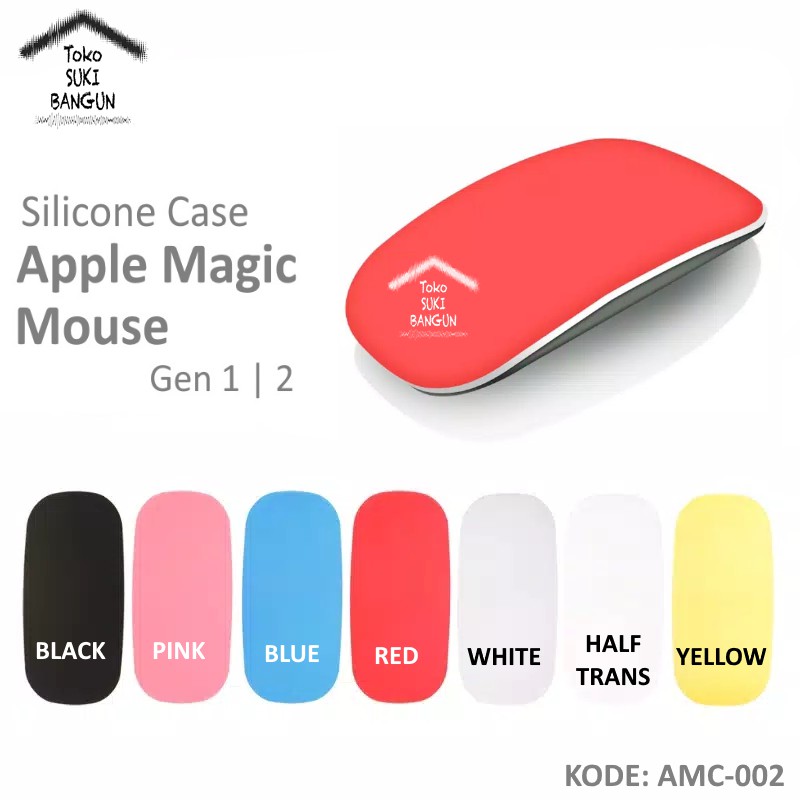 Casing Apple Magic Mouse 1 2 Case Rubber Silicone SLIM AMC-002