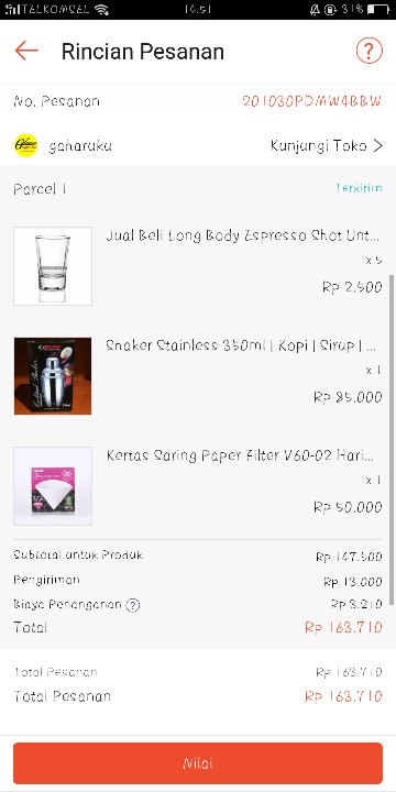 Kertas Saring Paper Filter V60-02 Hario Alat Kopi Tanpa Ampas